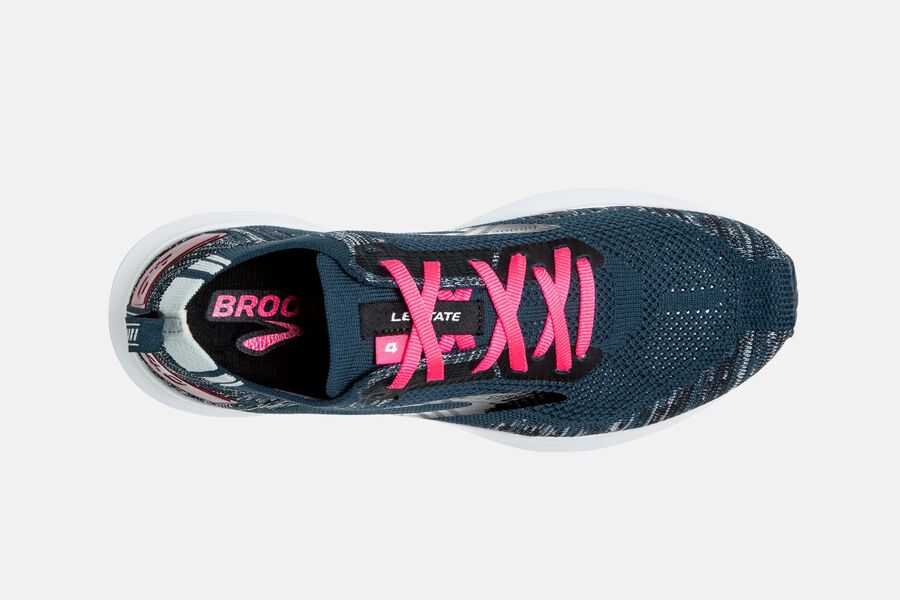 Brooks Running Shoes Womens Navy/Black/Pink - Levitate 4 Road - 9178-KINZC